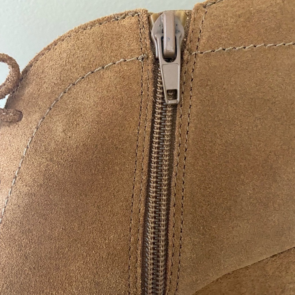 DV by Dolce Vita Cognac Suede Pace Booties - Picture 5 of 6